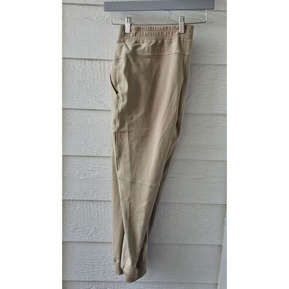 Lululemon Scuba High-Rise Cropped Jogger | Size 4  Trench (Tan) -Like New - Picture 7 of 12